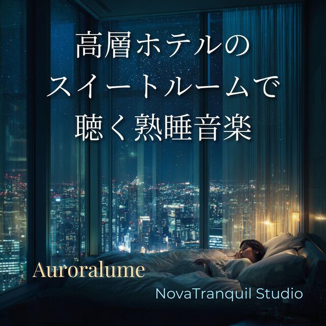 高層ホテルのスイートルームで聴く熟睡音楽