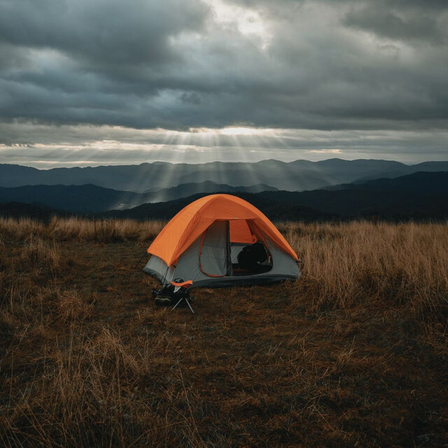 Zen Zone: Rain on Tent and Thunder Relaxation Tunes