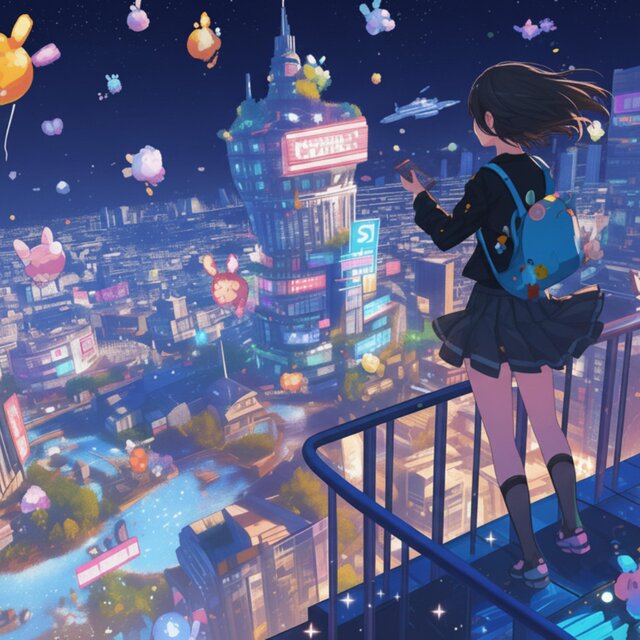 深夜のバルコニーで心が踊るチルEDM