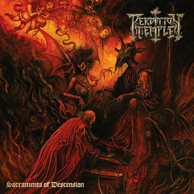 Cover art for album Sacraments of Descension by Perdition Temple