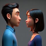 Pilih aku atau dia