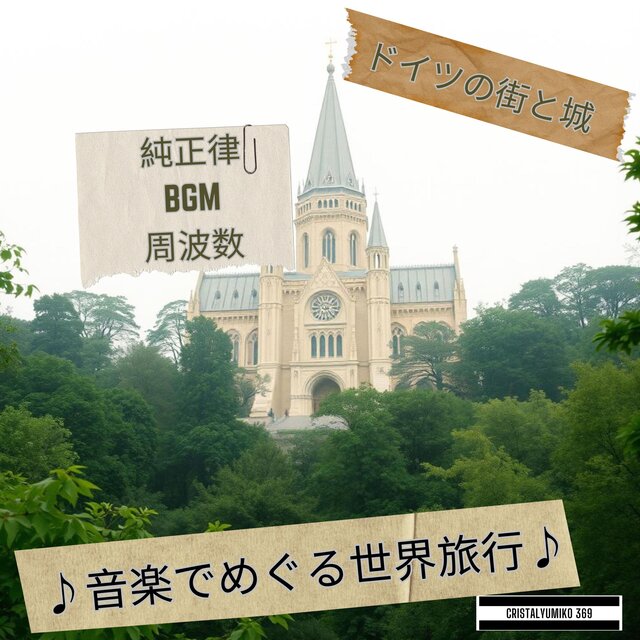 【リラックス・作業】音で旅する・ドイツの街と城・純正律アルバム