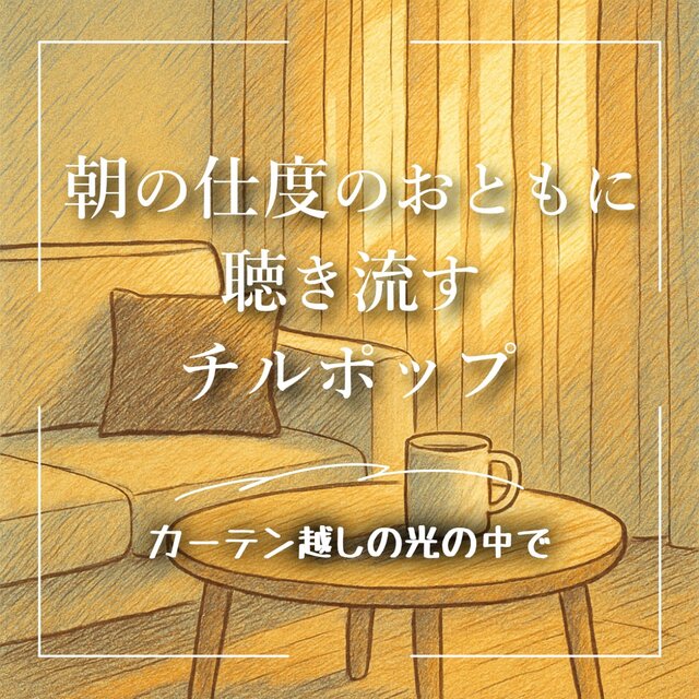 朝の支度のおともに聴き流すチルホップ | カーテン越しの光の中で