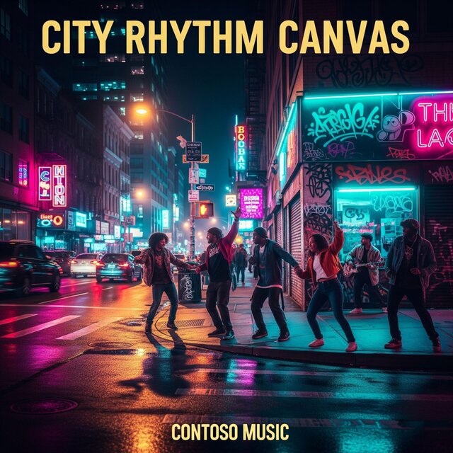 City Rhythm Canvas