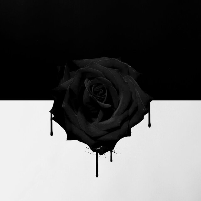 Schwarze Tinte