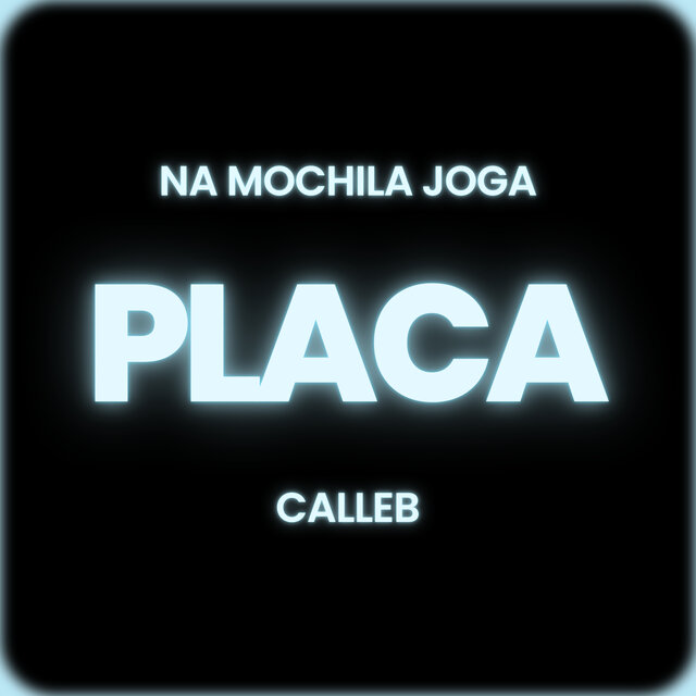 Na Mochila Joga Placa