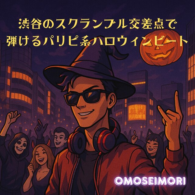 渋谷のスクランブル交差点で弾けるパリピ系ハロウィンビート