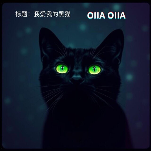 标题：我爱我的黑猫 (Wǒ ài wǒ de hēi māo) OIIA