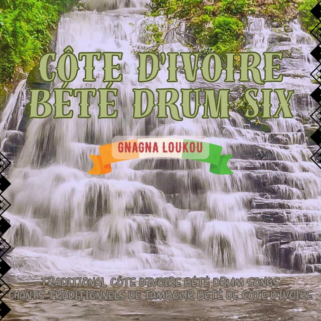 Côte d'Ivoire Bété drum Six