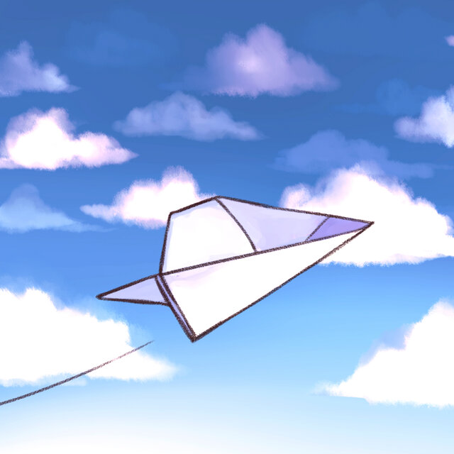 Avión de papel