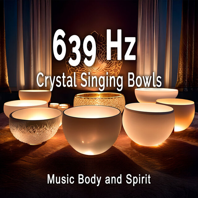 639 Hz Crystal Singing Bowls