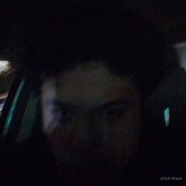 pitch black