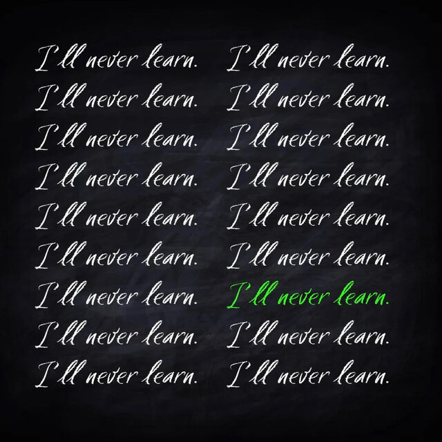 I'll Never Learn