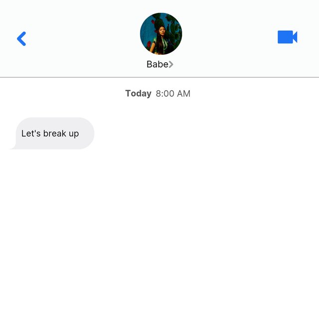 THE BREAKUP