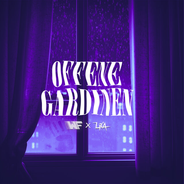 Offene Gardinen