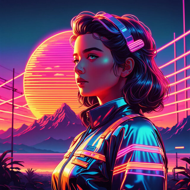 Neon Focus: Synthwave Study Sessions