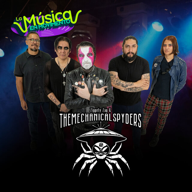 La Música En Movimiento Presenta a Ziggety Zag & The Mechanical Spyders (En Vivo)