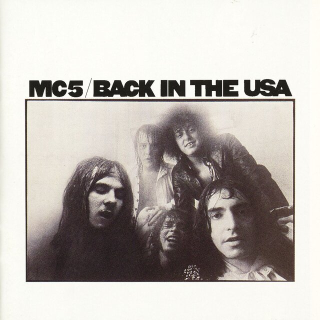 Cover art for album Back In The USA by MC5