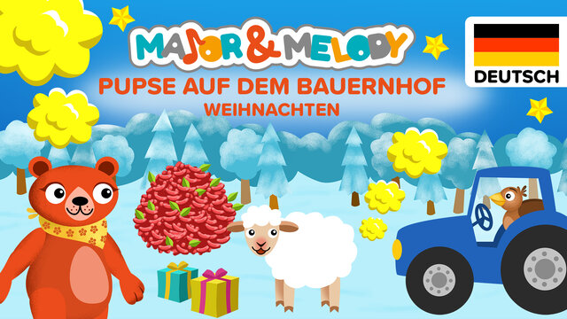 Pupse auf dem Bauernhof (Christmas songs for kids - German)