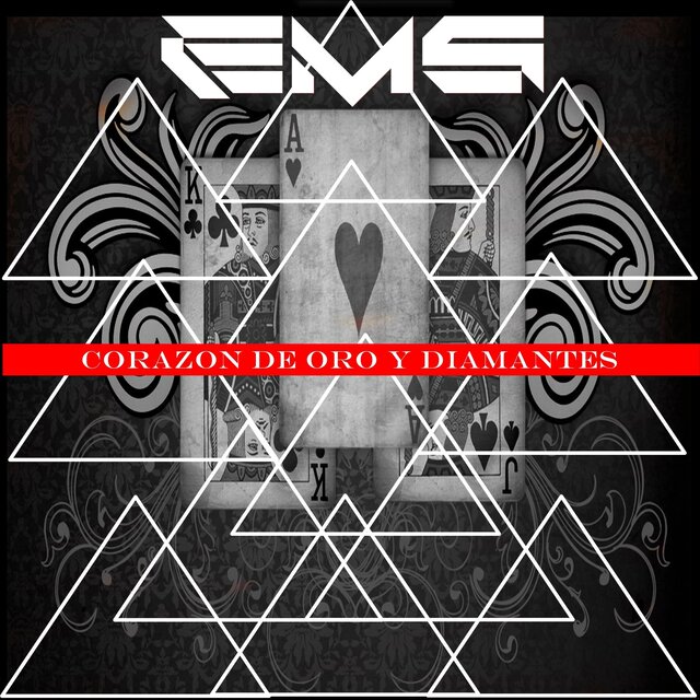 Corazón de oro y diamantes