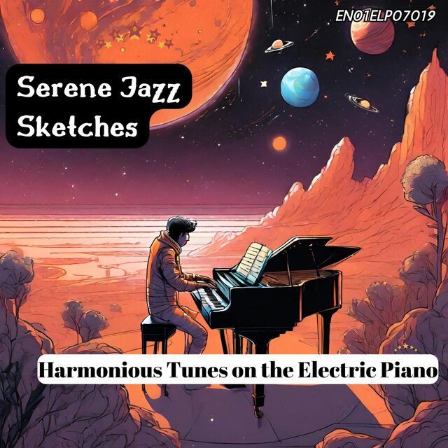 Serene Jazz Sketches: Harmonious Tunes on the Electric Piano