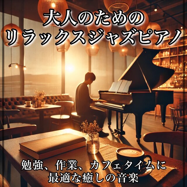 Relaxing jazz piano for adults: soothing music perfect for studying, working, or coffee time