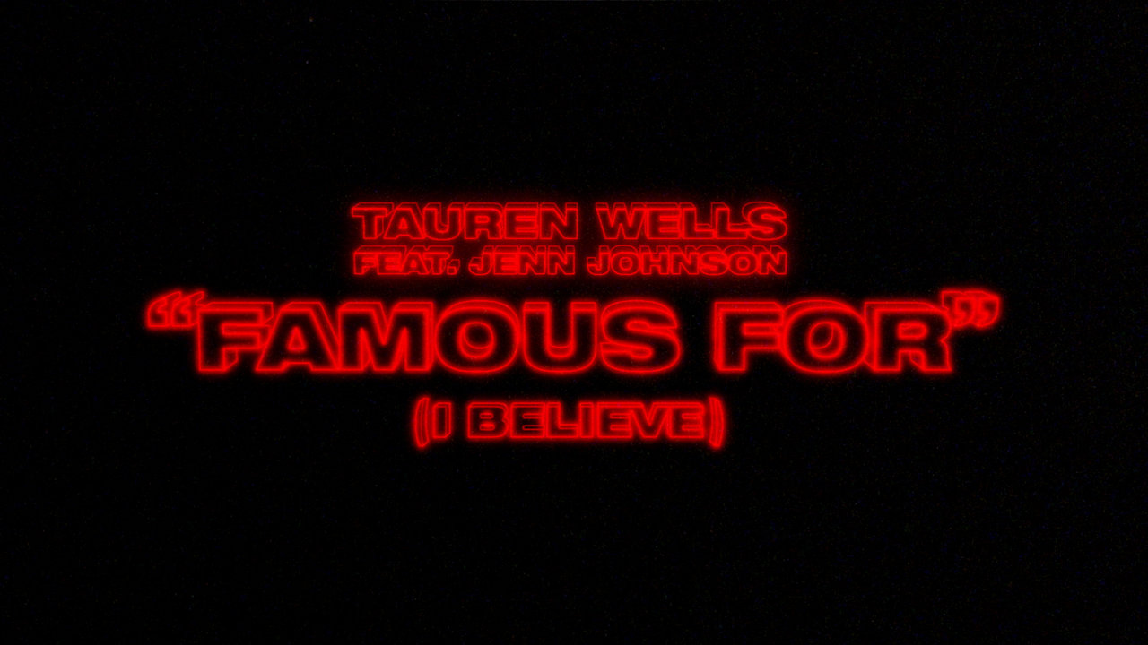 Famous For (I Believe) [Official Lyric Video]