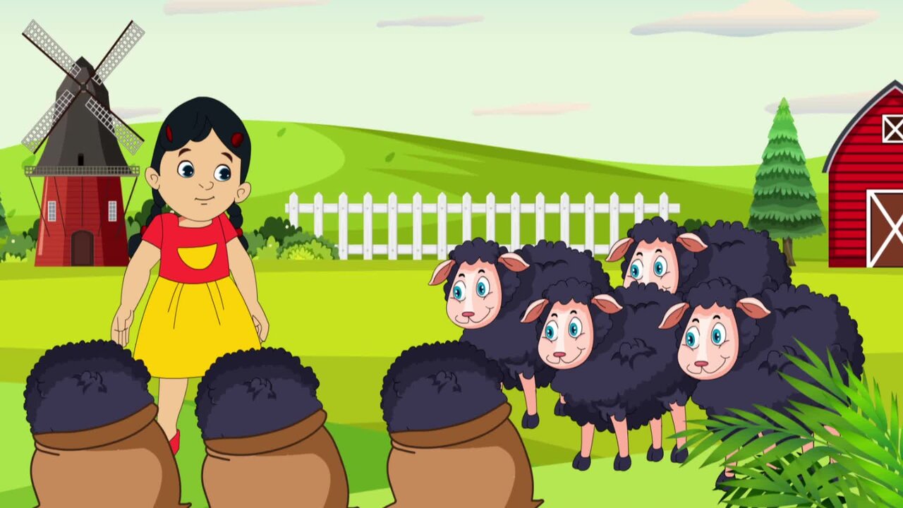 Baa Baa Black Sheep | Top English Nursery Rhymes | Kids Song 