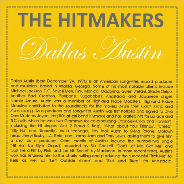 Hits of Dallas Austin