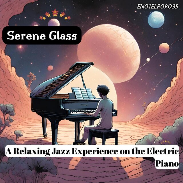 Serene Glass: A Relaxing Jazz Experience on the Electric Piano
