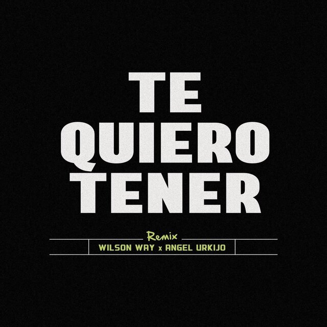 Te Quiero Tener (Remix)