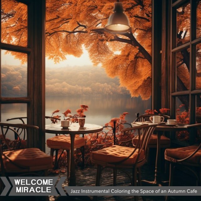 Jazz Instrumental Coloring the Space of an Autumn Cafe