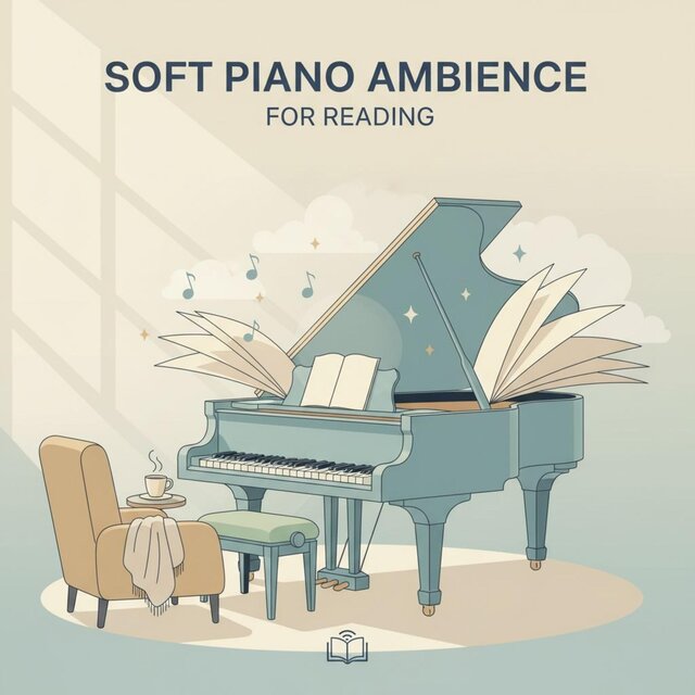 Soft Piano Ambience for Reading