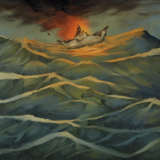 Cover art for album Unknown Shores by Young Fire