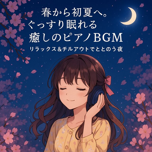 Transitioning from Spring to Early Summer: Soothing Piano BGM for a Good Night's Sleep - Relax & Chill Out for a Well-Balanced Evening