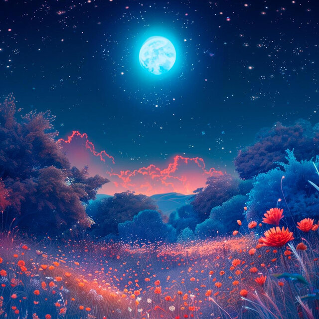 Moonlight Woven into Waves