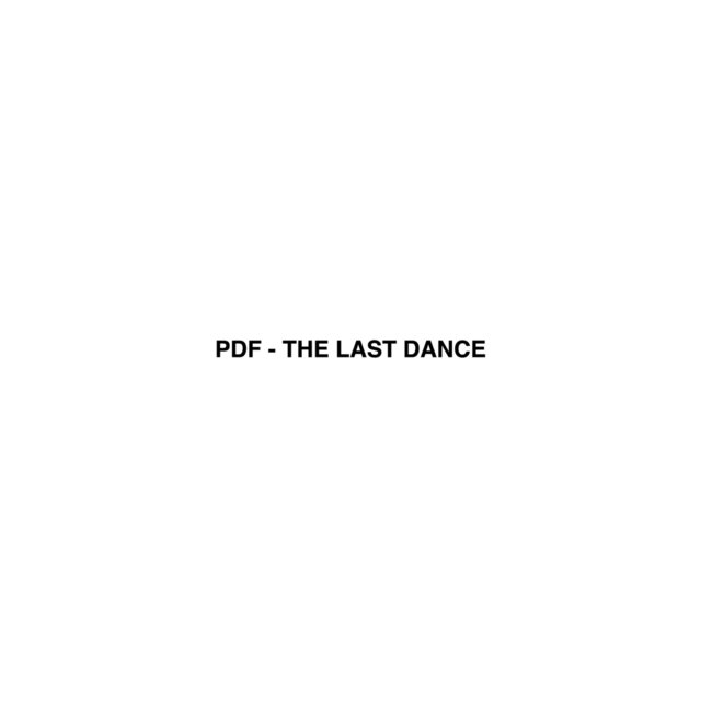 PDF: The Last Dance