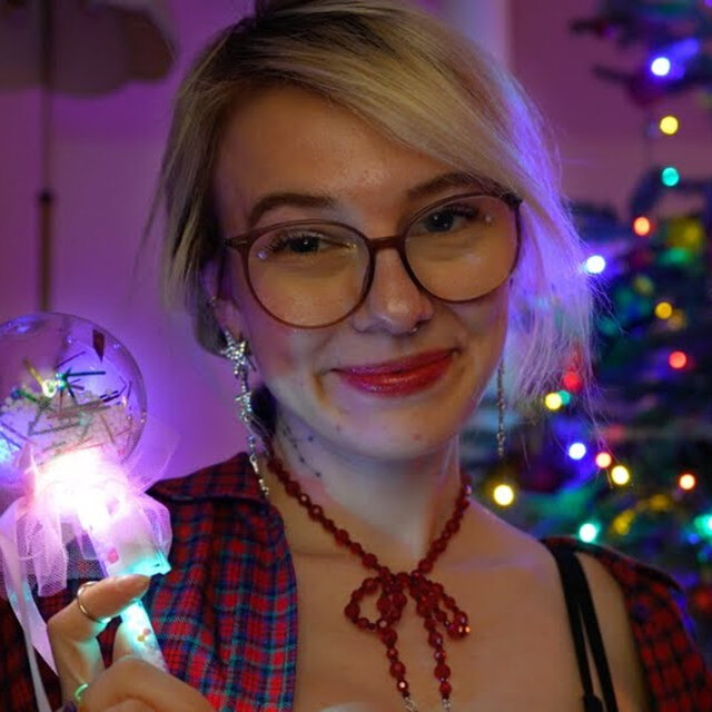 ASMR vor meinem Weihnachtsbaum