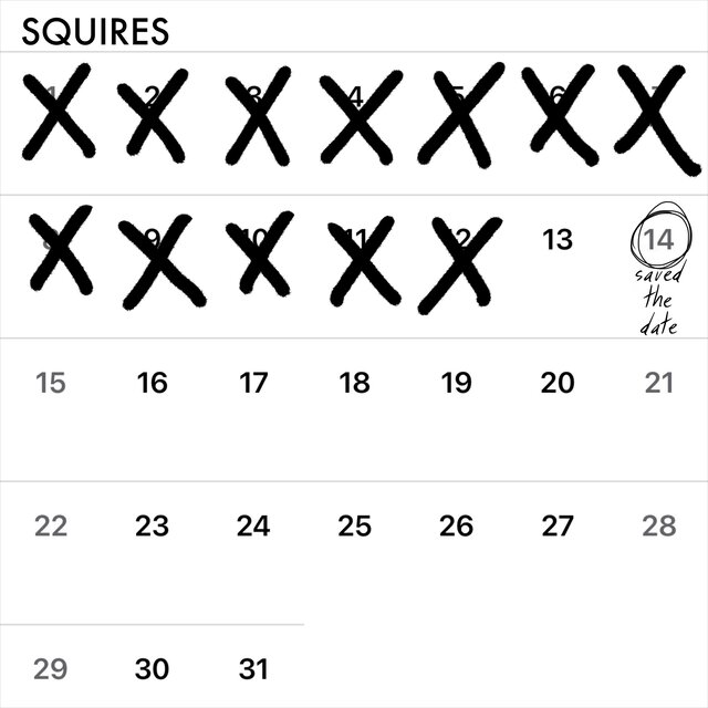 saved the date