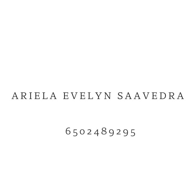 ARIELA EVELYN SAAVEDRA 6502489295