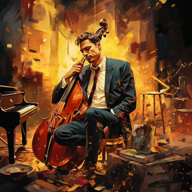 Música De Jazz Vibrante: Armonía De Vida Colorida