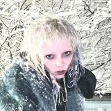alone in the snow