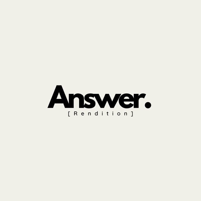 Answer (feat. Ozie) [Rendition]