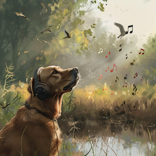 Creek Harmonies: Binaural Birds and Nature for Dogs - 80 88 Hz