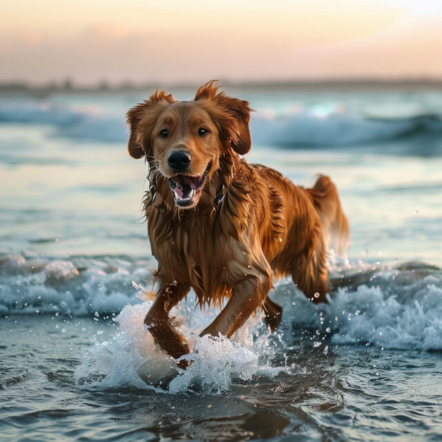 Patitas Al Océano: Melodías Pacíficas Para Perros