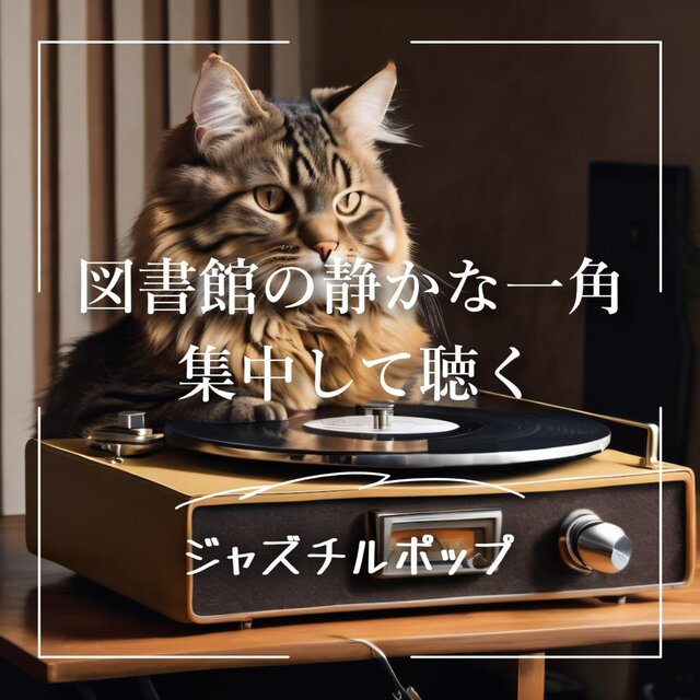 図書館の静かな一角で集中して聴くジャズチルホップ