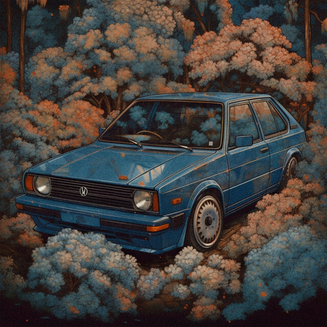 Blue Jetta