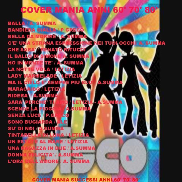 Cover Mania Anni 60-70-80 Successi