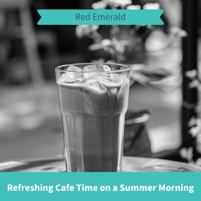 Refreshing Cafe Time on a Summer Morning