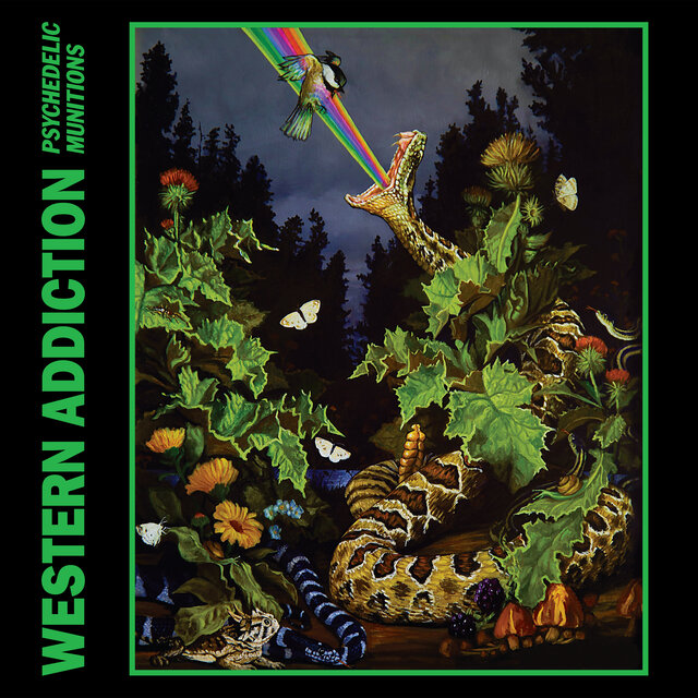 Cover art for album Psychedelic Munitions by Western Addiction